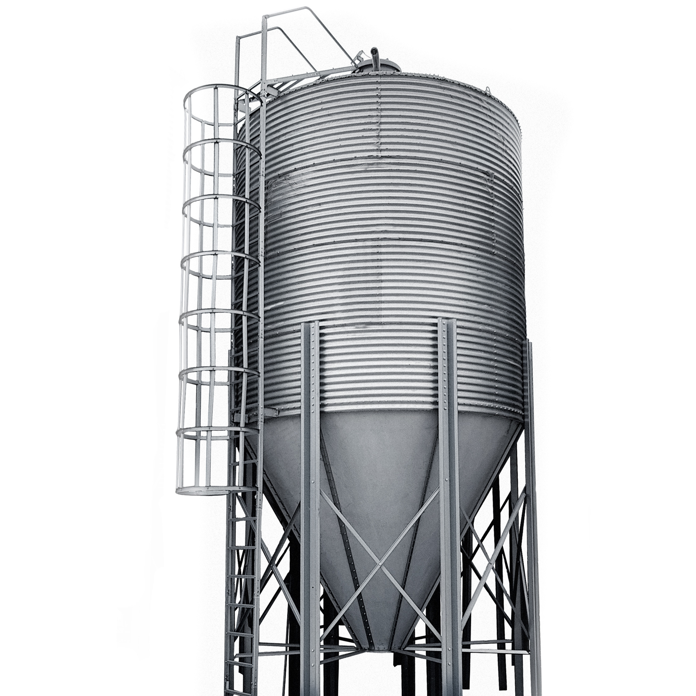 zhmit wholesale low price vertical grain storage bin galvanized silo 10-45 tons capacity