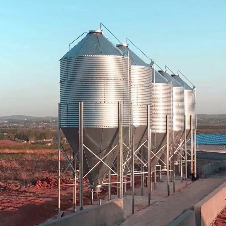 zhmit factory selling small silo 20 tons 30 tons 50 tons grain silo feed silo