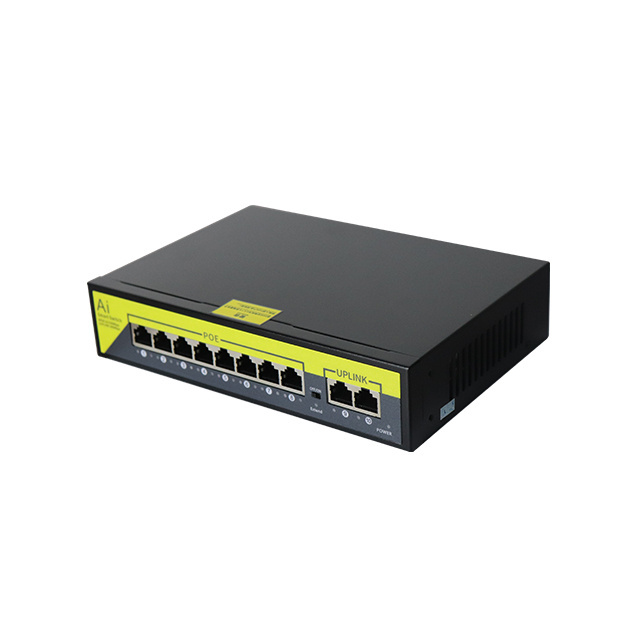 Manageable Ethernet PoE Switch 8 Gigabit POE Ports 2 Gigabit Uplink Ports 120W Smart Managed PoE Network Switch