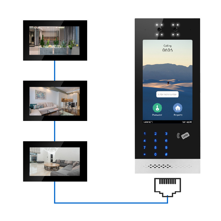 Tuya Video Intercom Door Entry Phone Smart Wifi Door Phone Door Bell