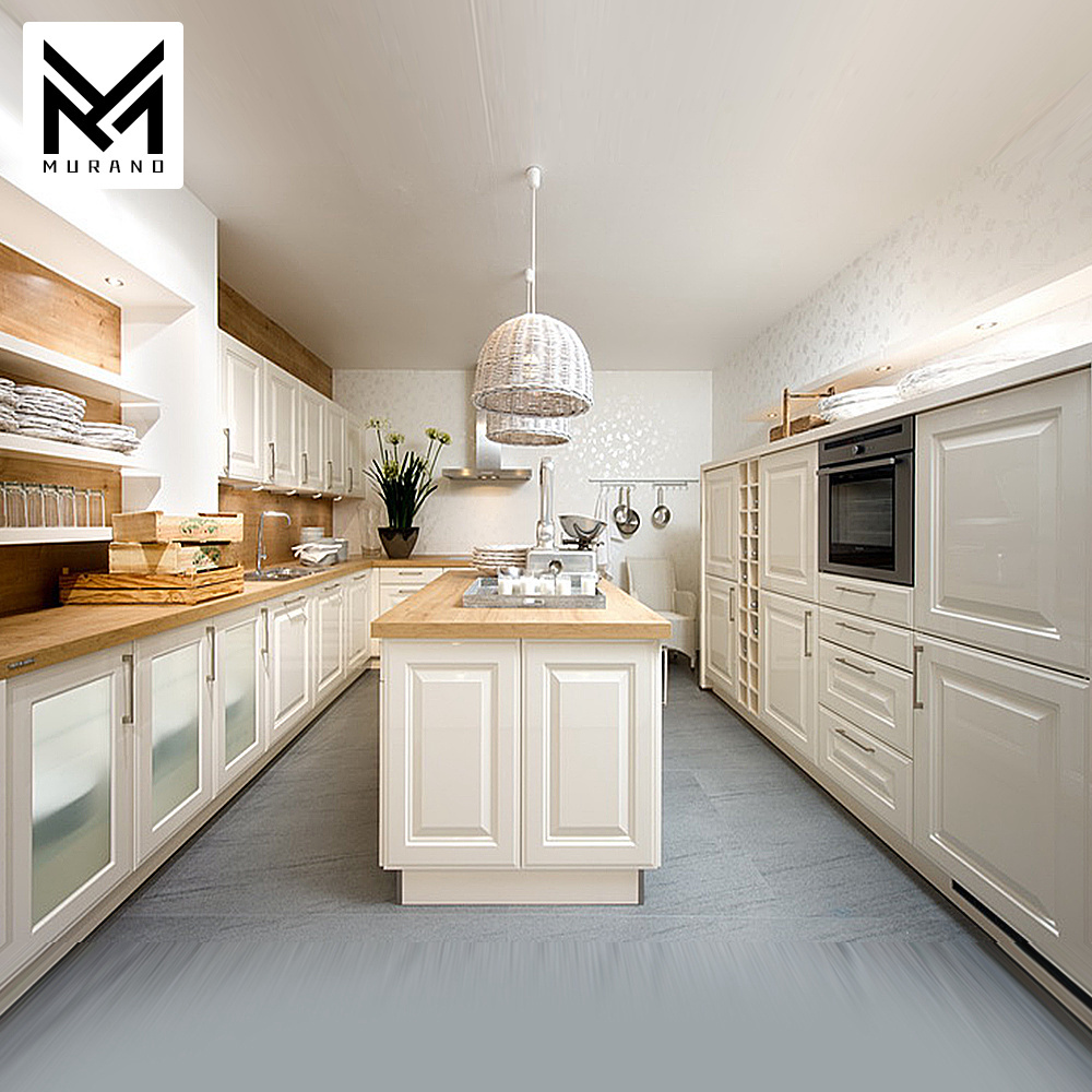 High Gloss PVC Modular Kitchen Unit Cabinet Designs Pvc Membrane Modular Kitchen Cabinet Furniture