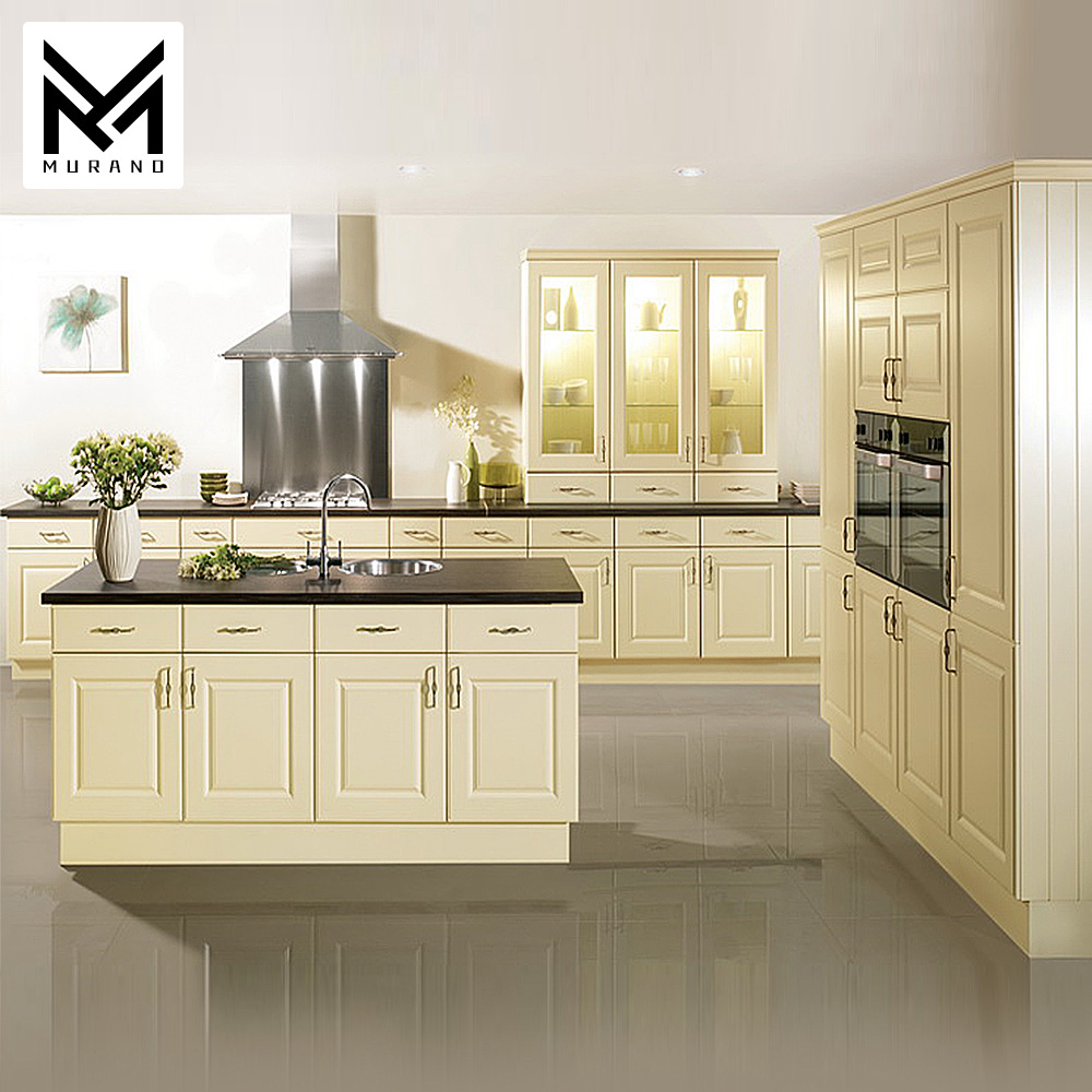 High Gloss PVC Modular Kitchen Unit Cabinet Designs Pvc Membrane Modular Kitchen Cabinet Furniture