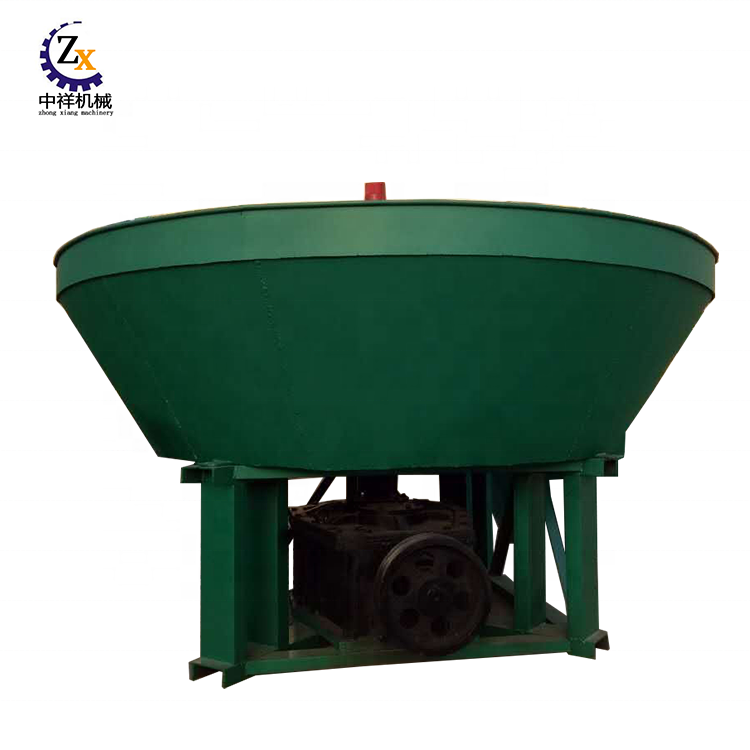 Large capacity 1200 type wet pan gold grinding mill machine