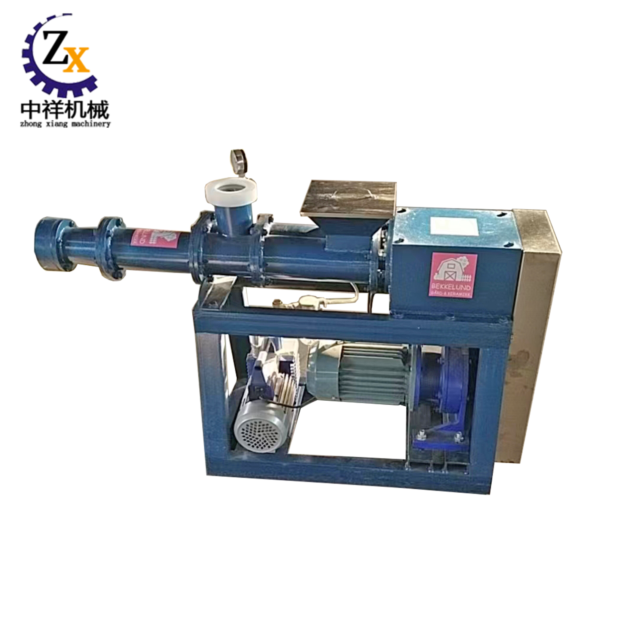 Vacuum pug de airing mill porcelain pug clay grinding mill