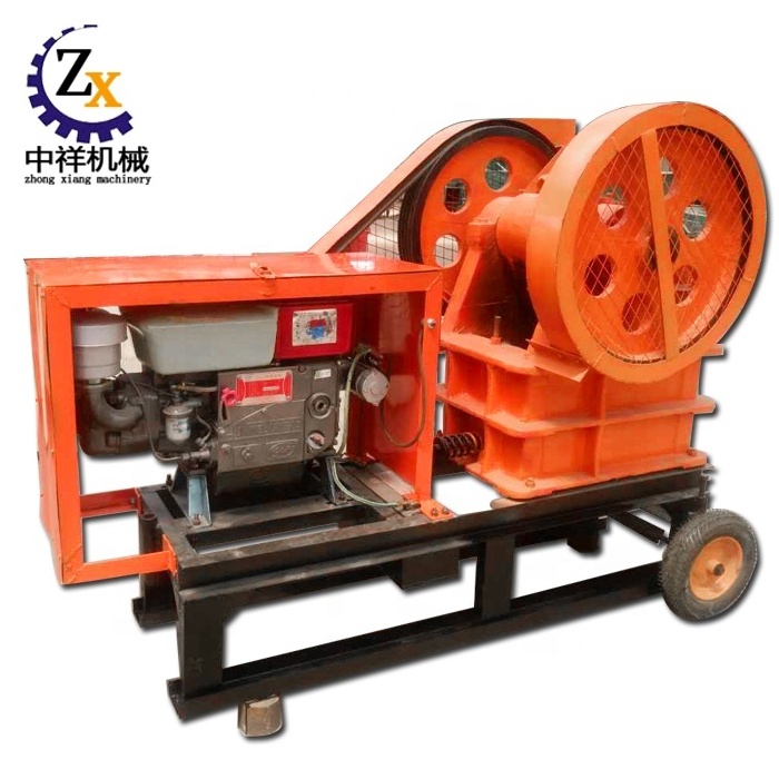 Rock crusher tractor aggregate pto hard gold mining rock crusher