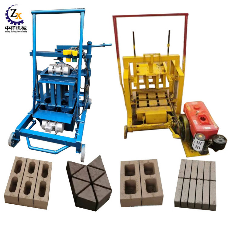 fly ash brick machine price concrete block making industrial   sand cement  various molds manual small brick  in pakistan