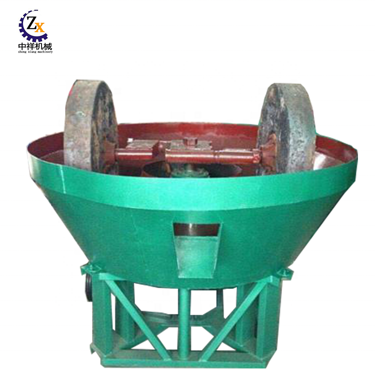 Large capacity 1200 type wet pan gold grinding mill machine