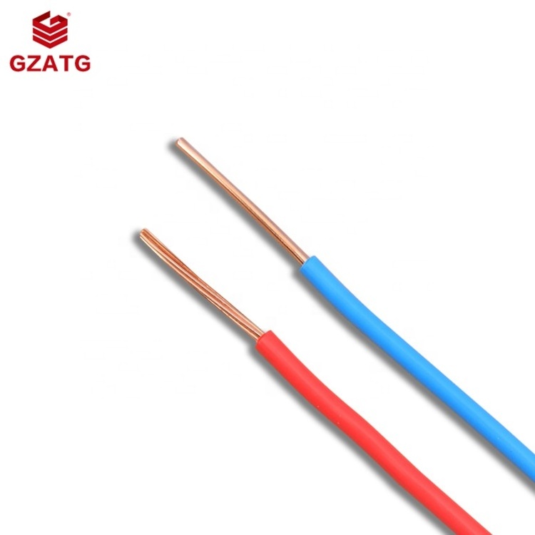 Zgobg'an China Factory 2 3 4 6 8 10 12 14 AWG THHN / THWN-2 Solid Copper Building Wire Construction Cable