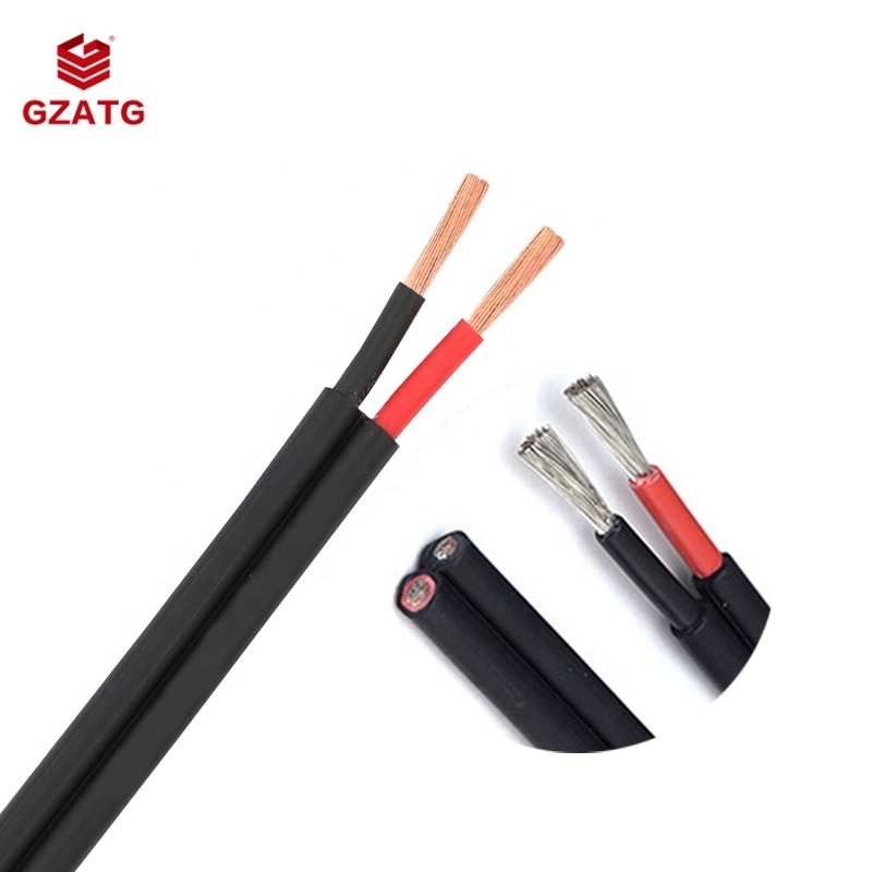 GZATG PV Solar Cable TUV approved single core twin core 2.5mm2 4mm2 6mm2 10mm2 10AWG 12 AWG 14AWG XLPE PV1-F DC solar cable