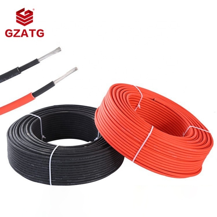 Power Cable 4MM2 6MM2 10MM2 16MM2 Red Black Battery DC PV Solar Power Cable Wire for Solar Panel