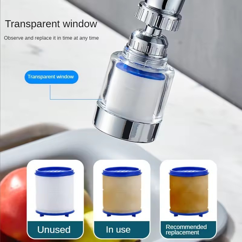 360 Degree Faucet Mouth Aerator Nozzle Tap Adapter Device Splash proof water filter Bubbler Swivel Head Bathroom Accessories