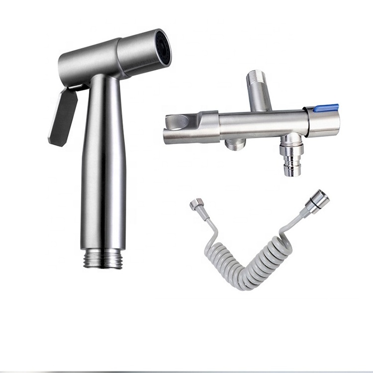 Professional wholesale custom kitchen faucets with pullout spray 304 stainless steel kitchen faucet spray