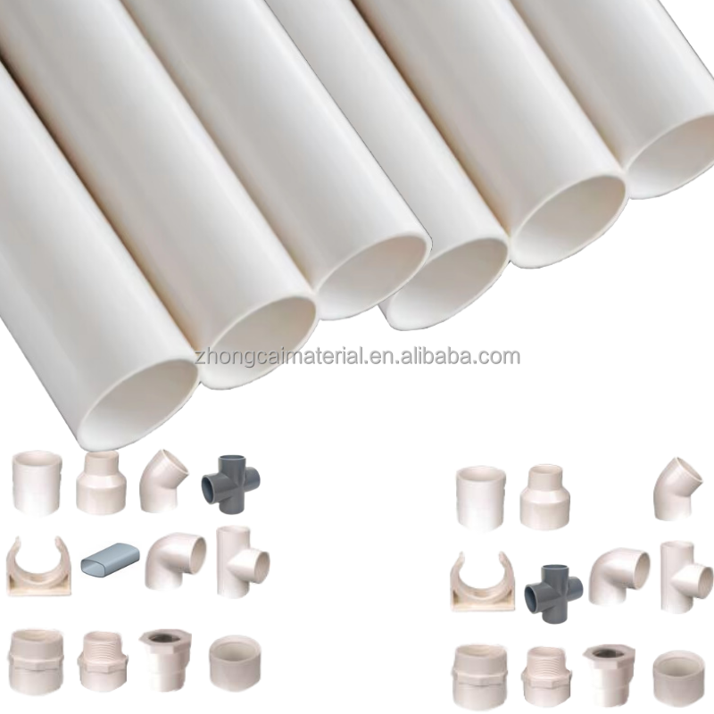 Dia 20mm 25mm 32mm 38mm 40mm 50mm PVC Male Bush End For Electrical Conduit Pipe And Box Connection