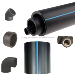 Polyethylene Sdr11 Butt Hdpe Pipe Fittings For Water Supply Hdpe Tee