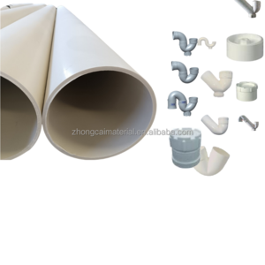 Liquid Conveyance Hygienic Pale Blue White 2 Inch 20mm Pvc Tube And Four Way Pvc Tube Fitting