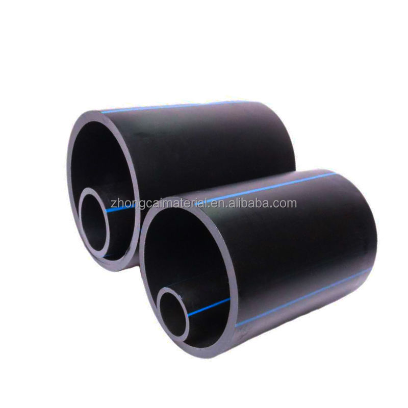 Iso4427 Hdpe Water Pipe Fittings Butt Fusion Plastic Equal Cross Tee 4 Way Tee For Plumbing System