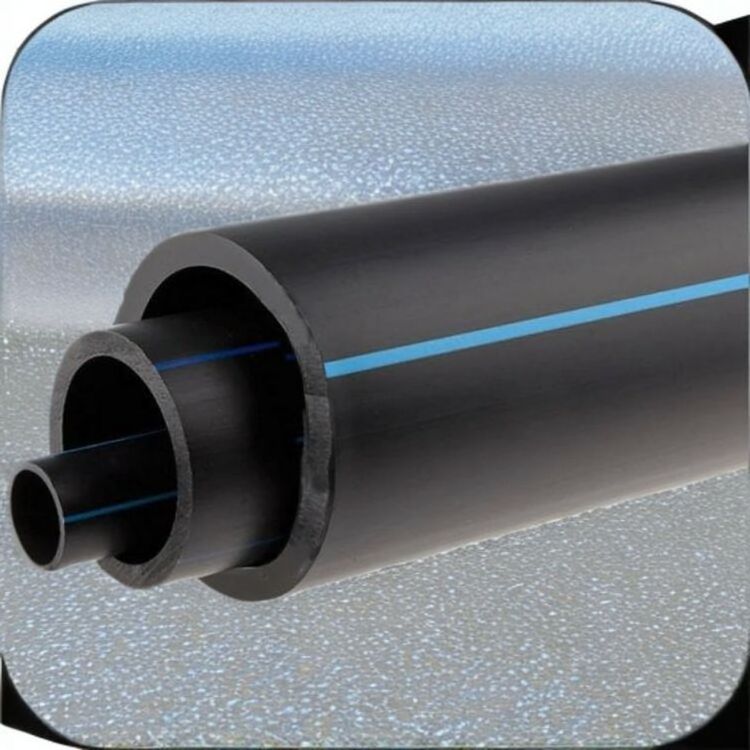 Large Diameter Drain Pipe: 2 Inch Perforated Polyethylene Pipe for Agricultural Use