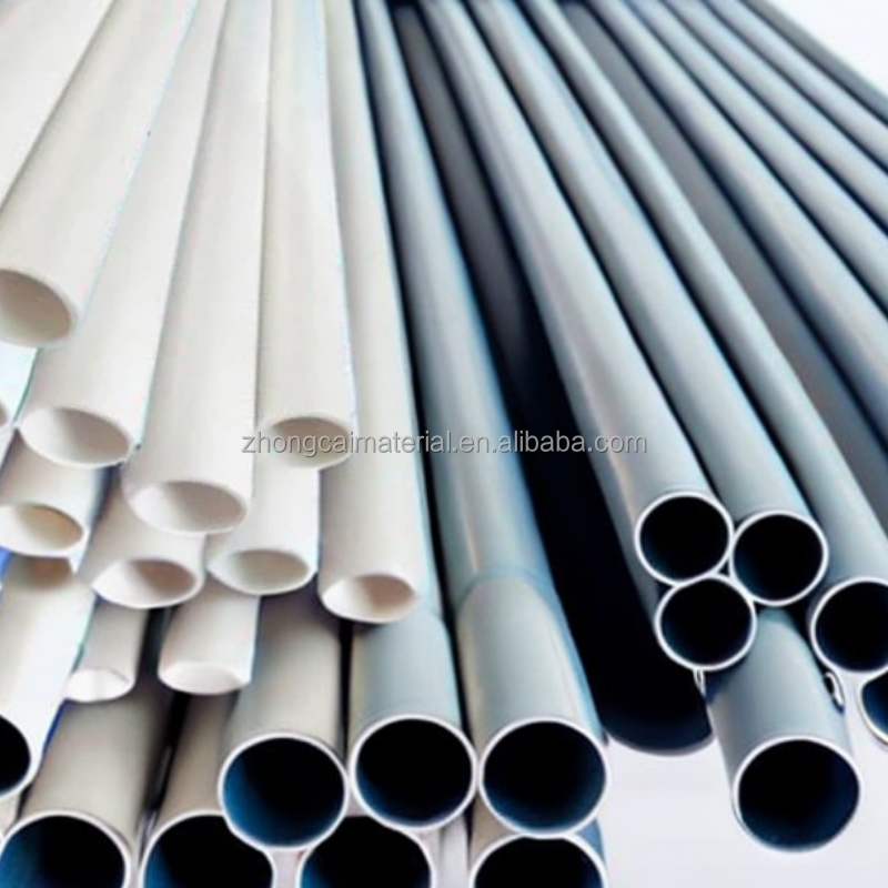 Pvc Pipe Customized Thin Wall Electrical Conduit Cheap Colored Pvc Pipe Factory Wholesale 50mm 75mm 110mm 160mm 200mm