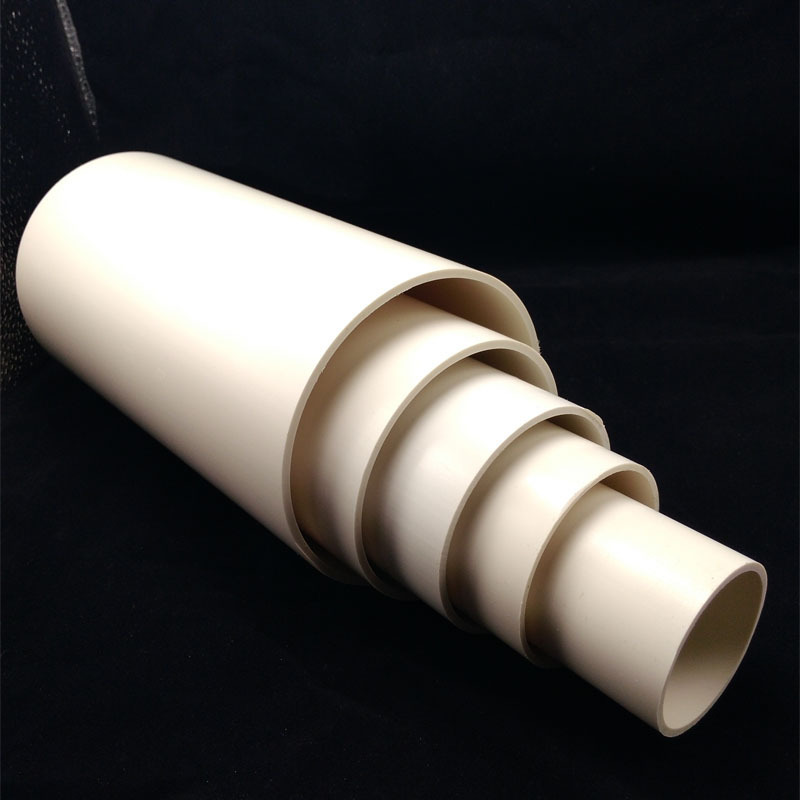 Low pressure uv resistant rigid 80mm 180mm diameter uv resistant half plastic pvc irrigation pipe price