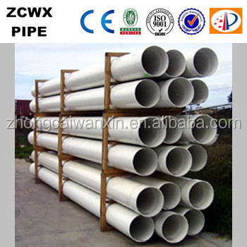 manufacture 140mm 160mm pvc pipe of different standards