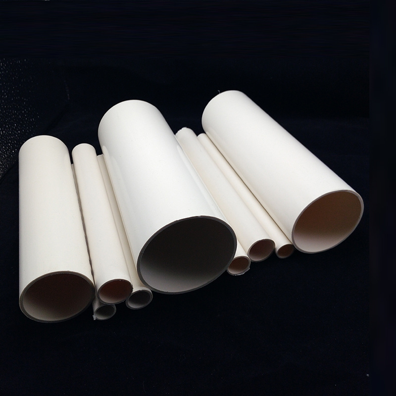 reliable large diameter 225mm pvc pipe white and grey color