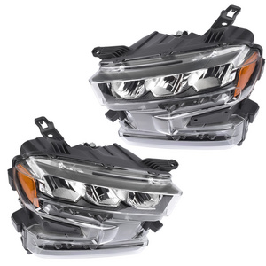 LED Headlights Headlamps Assembly Pair For 2019-2022 Chevy Chevrolet Silverado 1500 2019 2020 2021 2022 Driver+Passenger Side