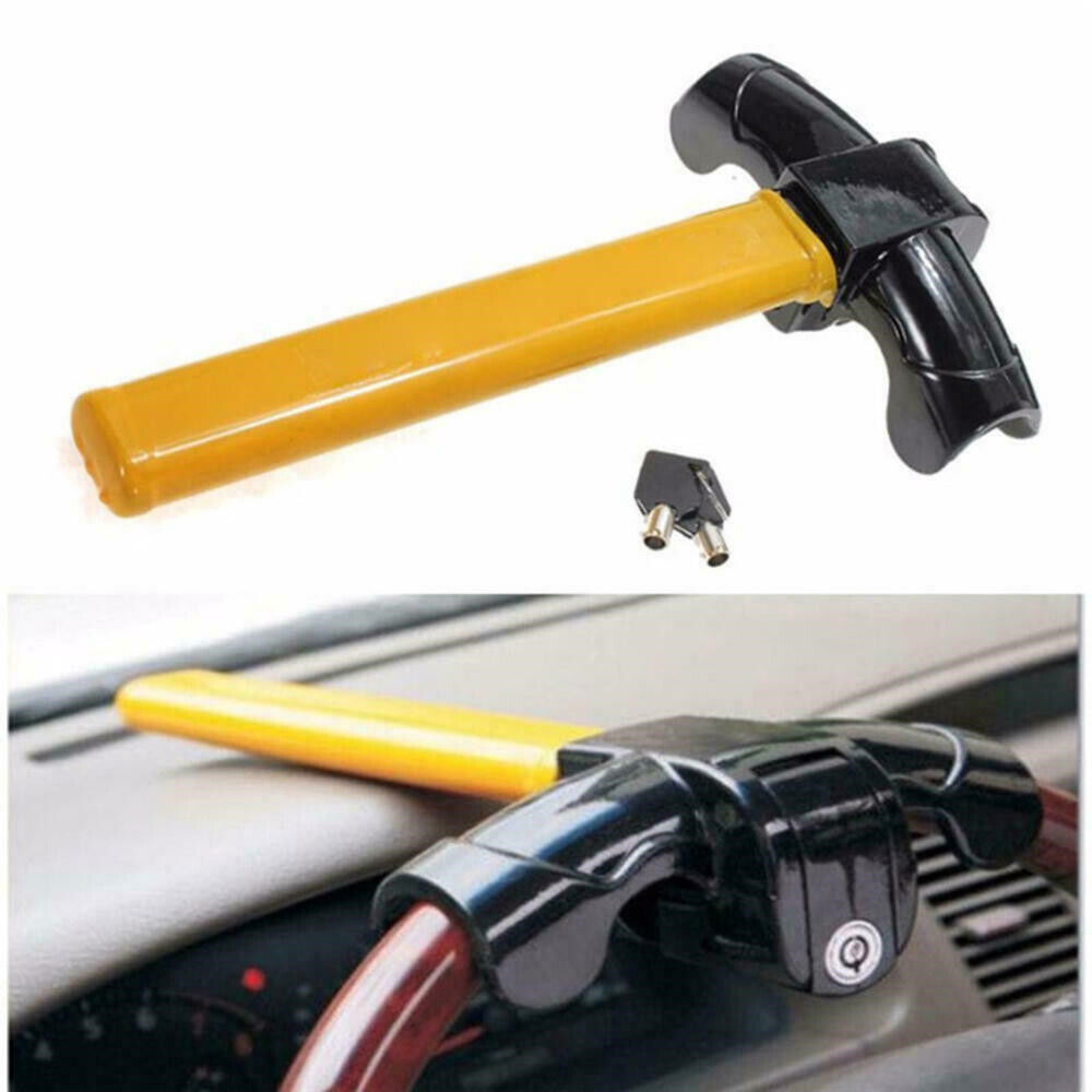 Steering Wheel Lock Anti-Theft Security System Car Truck SUV Auto Club Vehicles Universal Heavy Duty w/ 2 Keys Factory Price