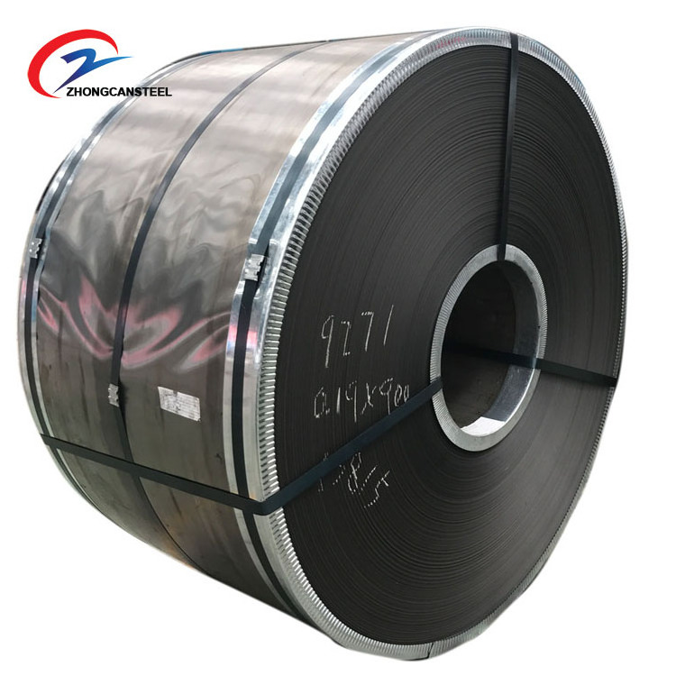 thin iron sheet ST12 black / bright annealed cold rolled steel coil