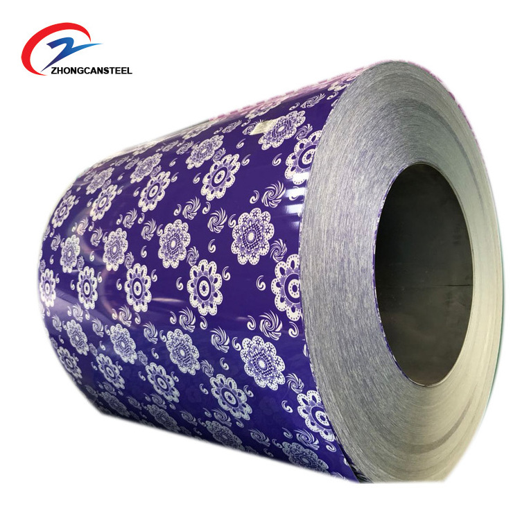 low price color coated steel coil / roll / printed prepainted steel coil ppgi roofing materia iron sheet