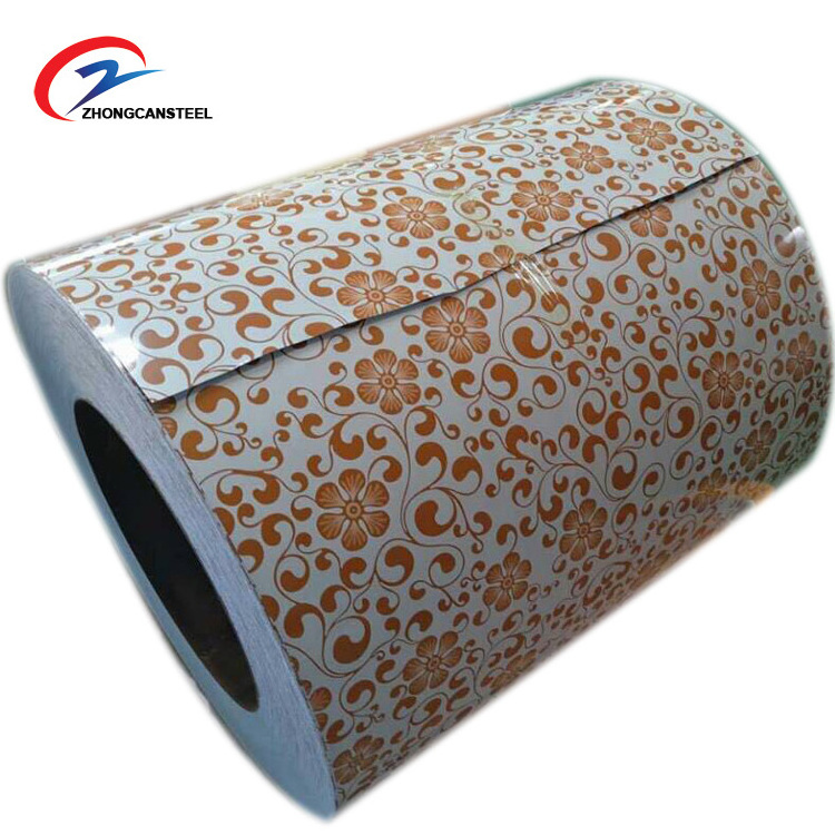 low price color coated steel coil / roll / printed prepainted steel coil ppgi roofing materia iron sheet