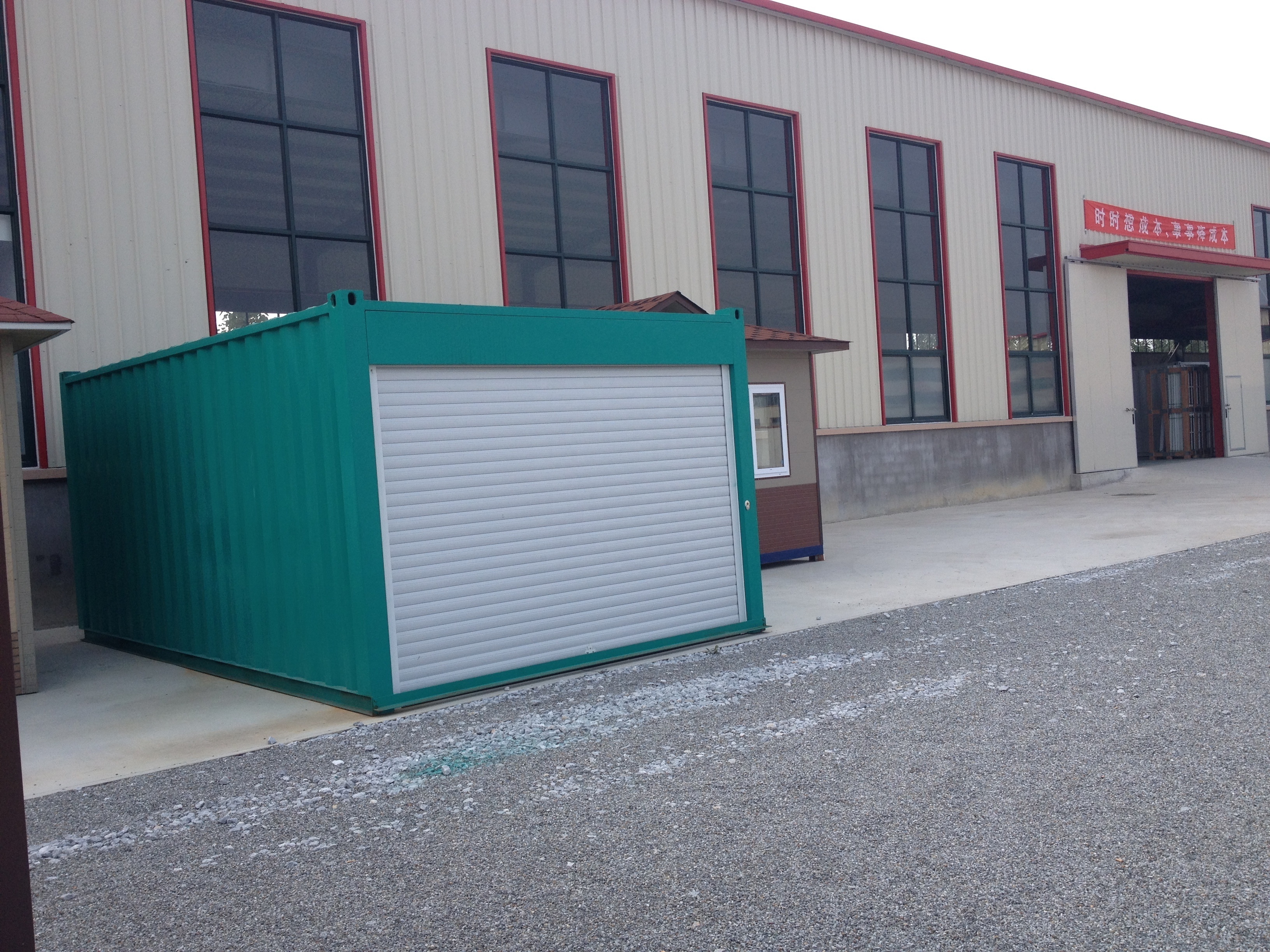 Low price shipping container garage