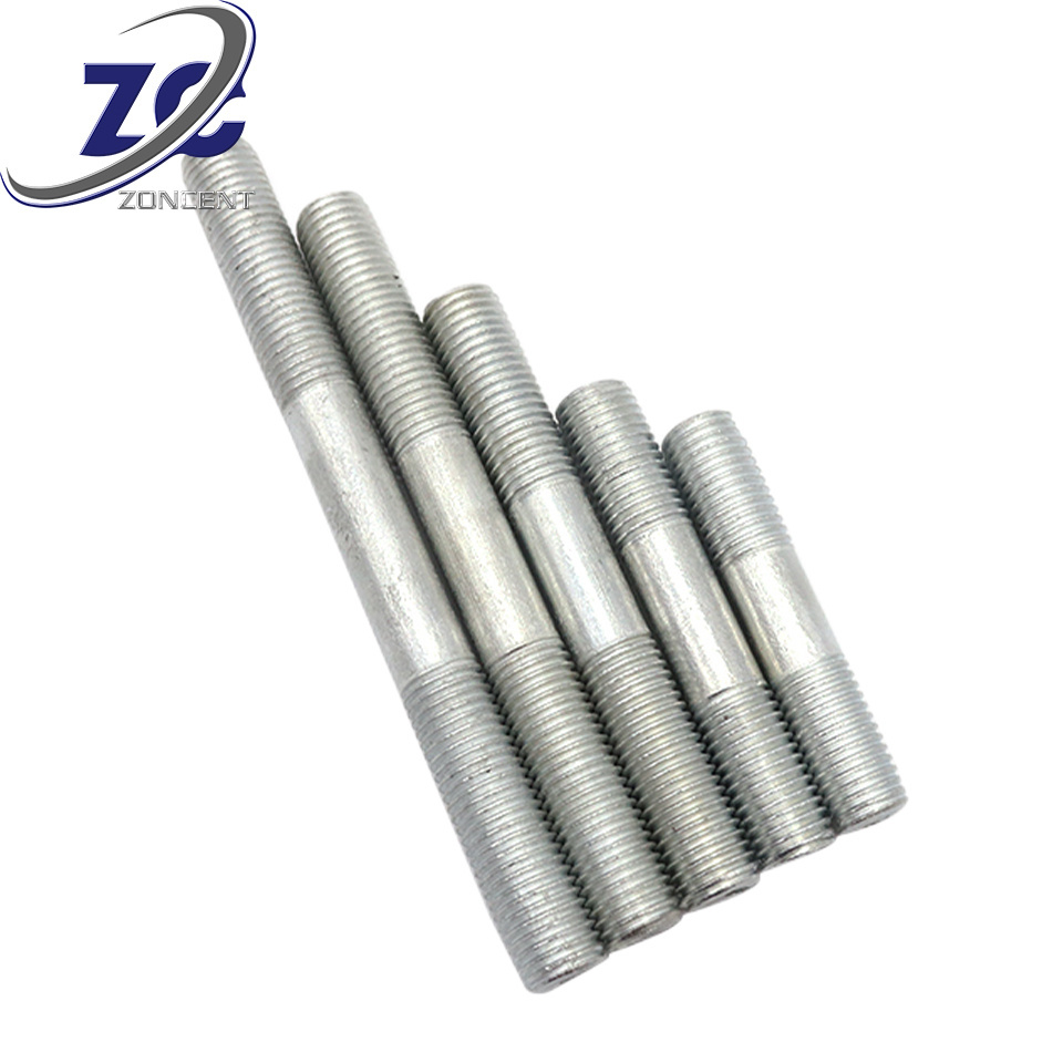 OEM Fasteners Threaded Rod M8 M10 M20 Bar Carbon Steel Galvanized Full Thread Stud Bolt DIN976 Threaded Rod