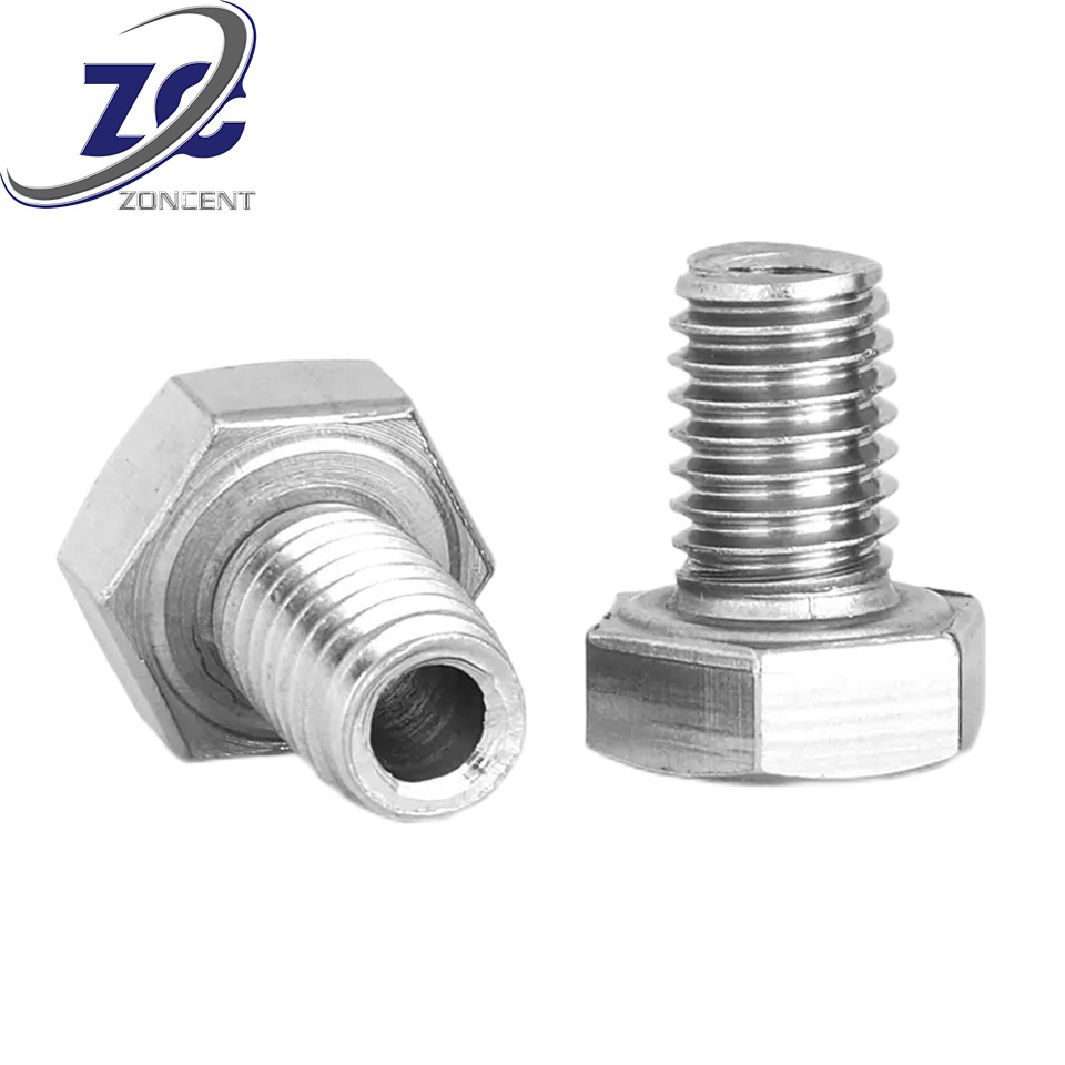 Non-standard Holes Hallow Bolts With All Size Hex Nuts Screw Steel Head Threaded Allen Stainless Non standard fasteners