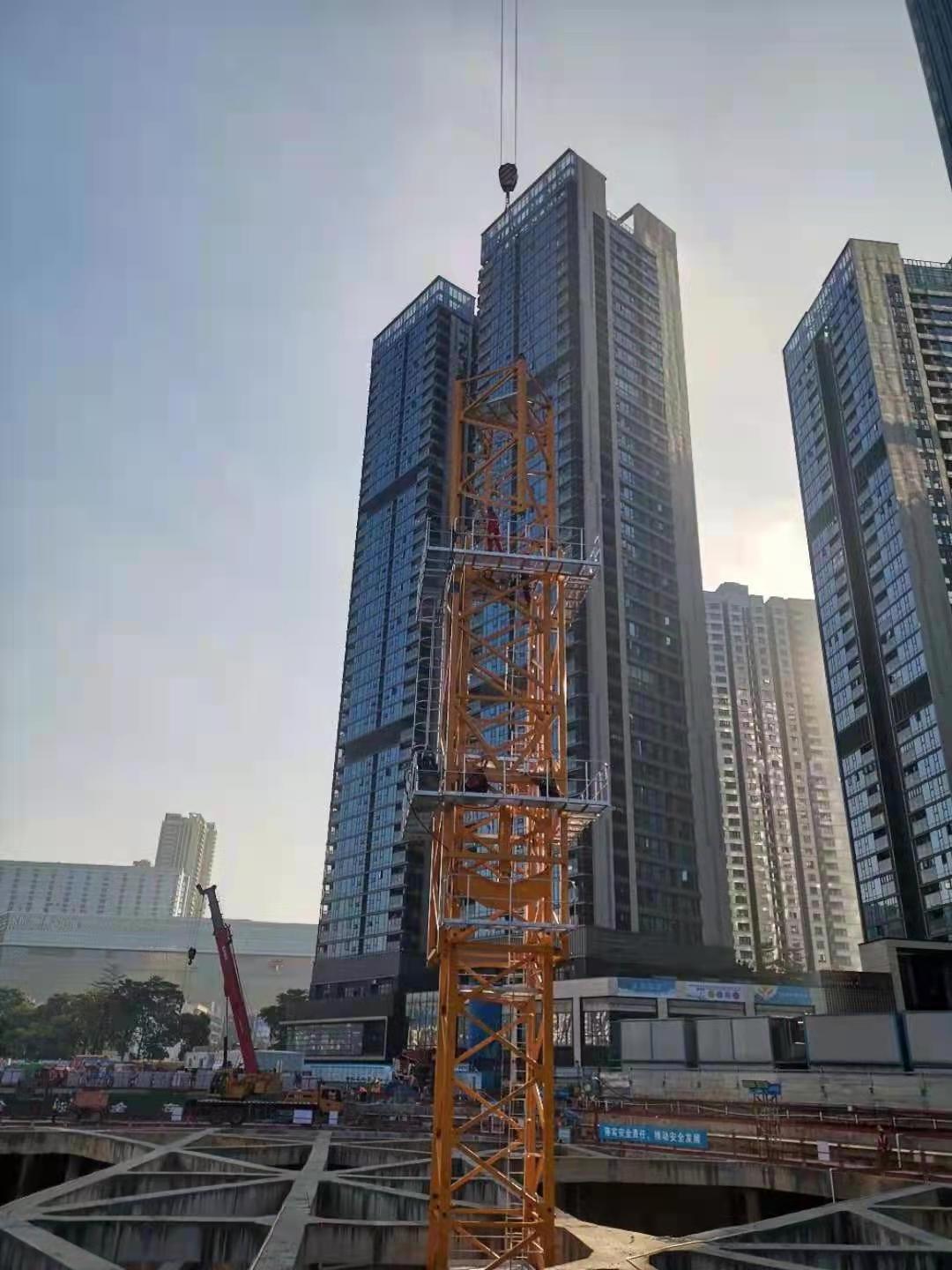 Flattop Building Construction WA6515 Tower Cranes 8 Ton 10 Ton Used And New Tower Crane For Choice