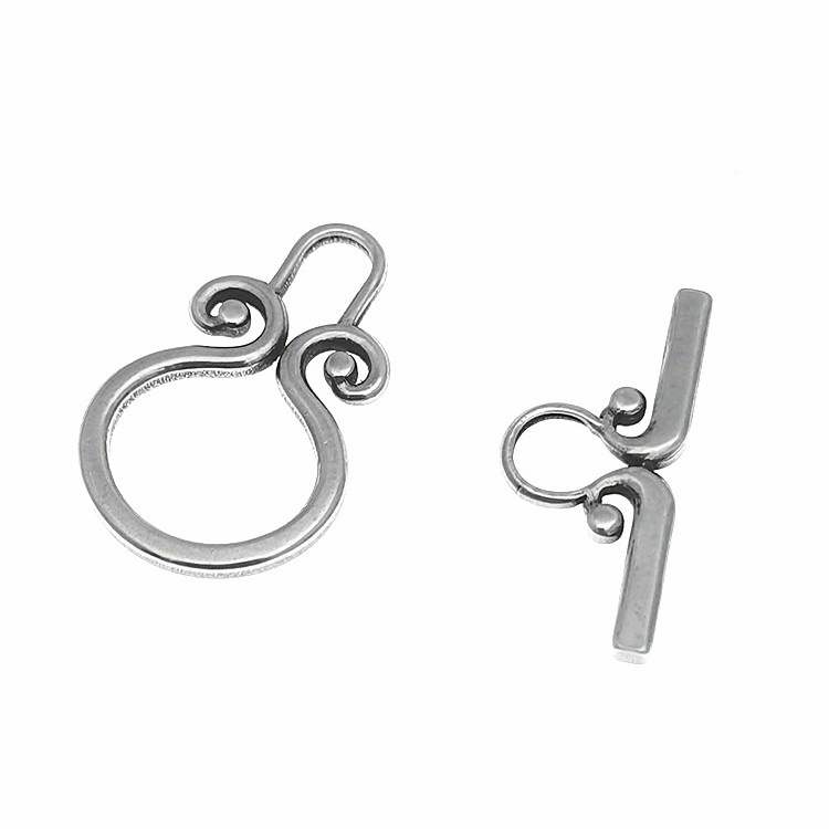 Stainless Steel Heart OT Clasps Toggle Clasps Findings Buckle Connector Bracelet Necklace Jewelry Making Supplies