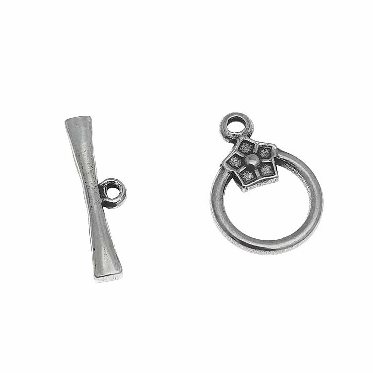 Stainless Steel Heart OT Clasps Toggle Clasps Findings Buckle Connector Bracelet Necklace Jewelry Making Supplies