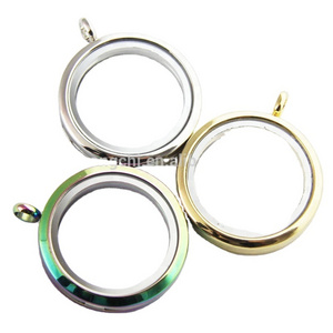 On sale! Hot selling stainless steel jewelry magnetic glass locket memory lockets fast delivery