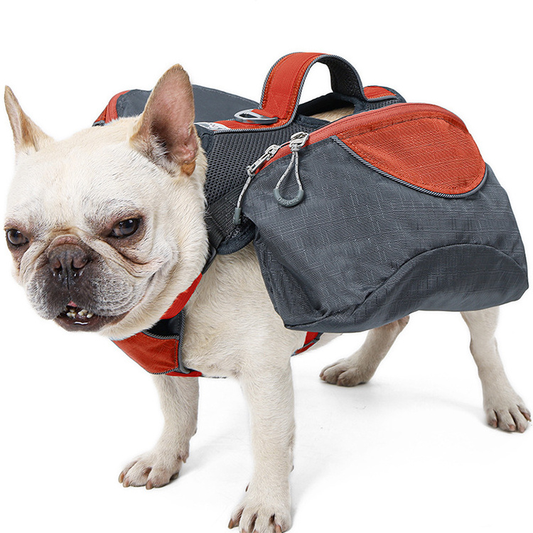 Wholesale High Quality Dog Saddle Bags Camping Traveling Hiking Carrying Service Bag Dog Backpack