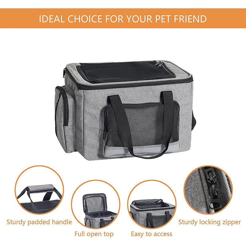 Wholesale Portable Travel Bicycle Pet Carrier Multi-purpose Breathable Dog Bike Basket Backpack