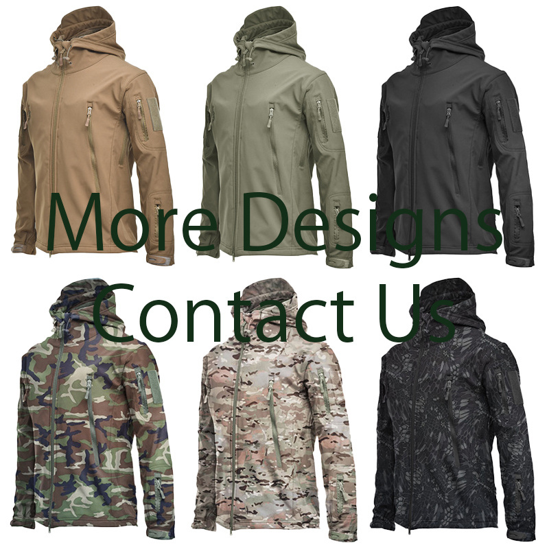 Designer Sports Jacket Windbreaker Black Canvas Fleece Custom Wind Breaker Waterproof Hiking Men's Jackets For Winter