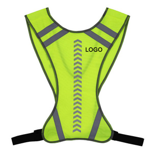 Safety Vest Reflective Outdoor Bicycle Sport Vest Quick Release Buckle Cycling Tank Top Night Running Vest For Women And Men