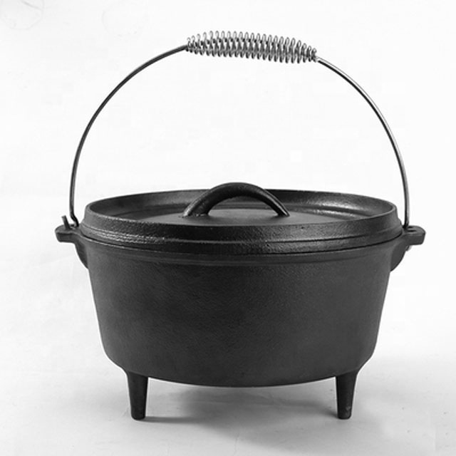 New Product With factory Outlet cast iron cookware 2 In 1 Dutch Oven