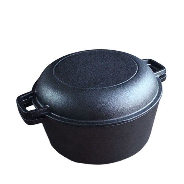 Pre-seasoned Nonstick Dutch Oven Heavy Duty Sauce Pan Combo Cooker