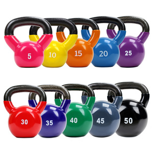 Factory Wholesale Custom Logo virous types for Home Gym Exercise Fitness Cast Iron and Dipping Kettlebell