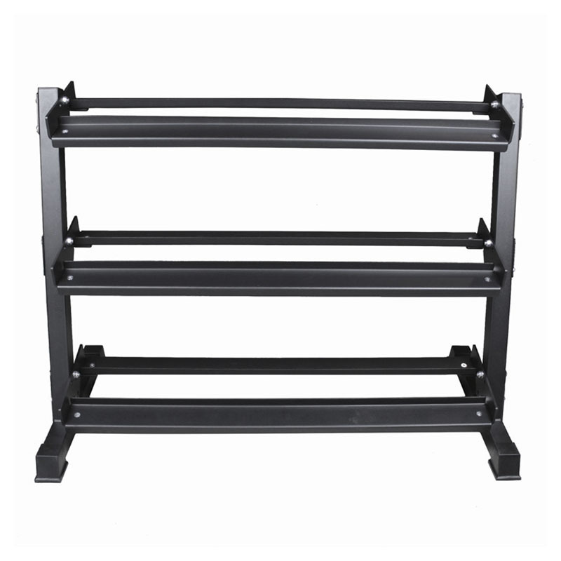 High Quality Dumbbell Set Rack Household Gym 3 Tier DumbbellSet Storage Dumbbell Tower Racks