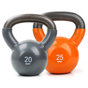 Factory Wholesale Custom Logo Colorful Cast Iron Competition Gym Home Fitness Vinyl Kettlebell