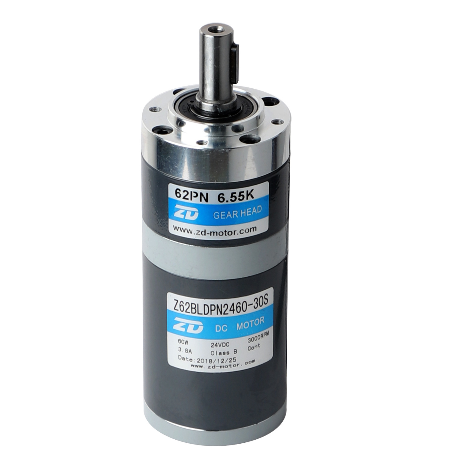 ZD Motor 5W to 200W 24V 60W Small Transmission Precision Planetary Gearbox Z62BLDPN2460-30S