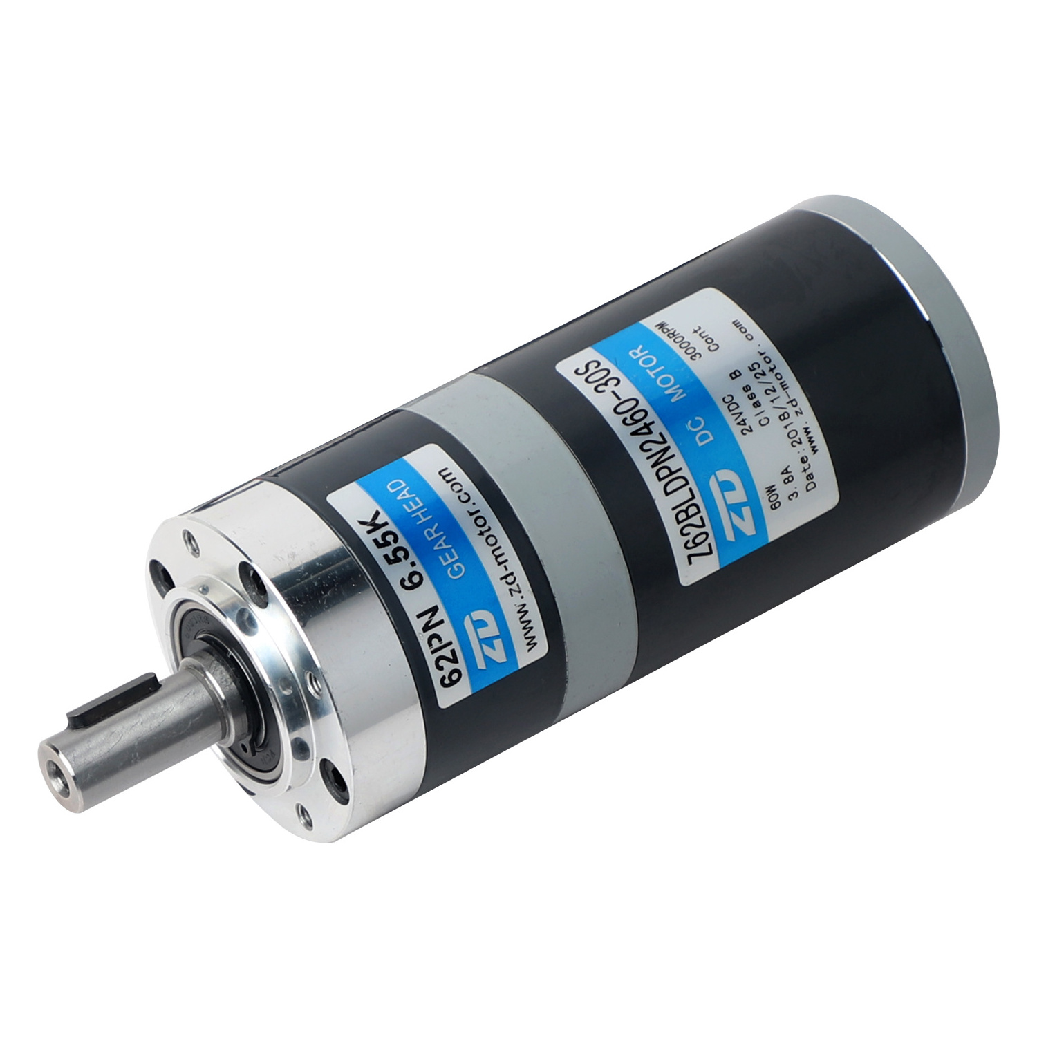 ZD Motor 5W to 200W 24V 60W Small Transmission Precision Planetary Gearbox Z62BLDPN2460-30S