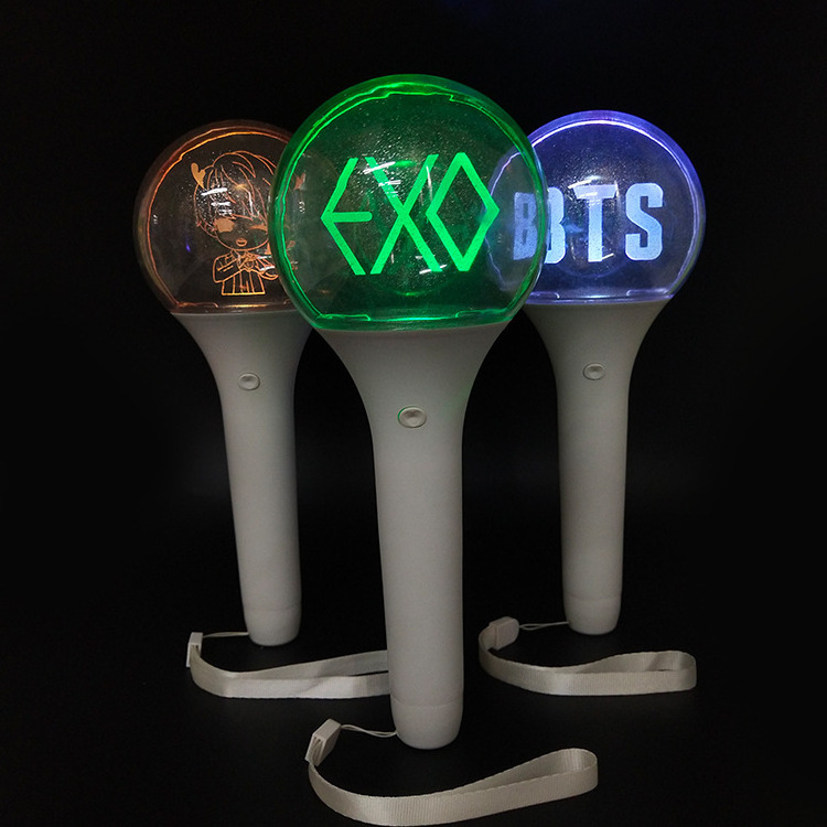 OEM Factory Free Design Idol Fans Light up stick Concert Kpop Offical light stick