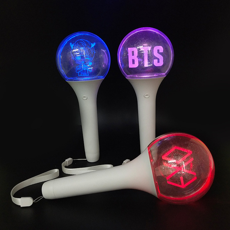 OEM Factory Free Design Idol Fans Light up stick Concert Kpop Offical light stick